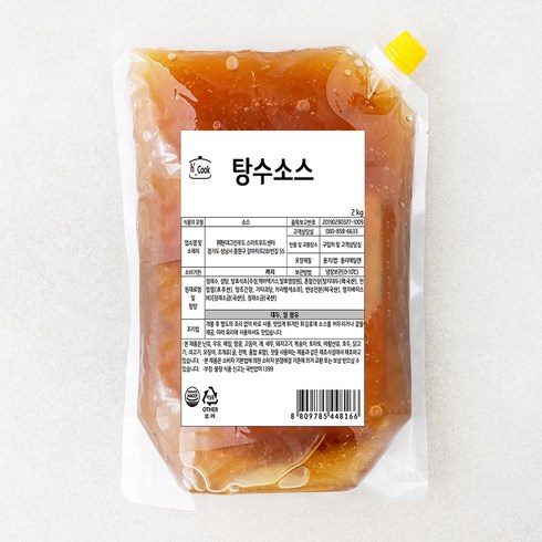 탕수육소스 - 에이치쿡 탕수소스, 2kg, 1개