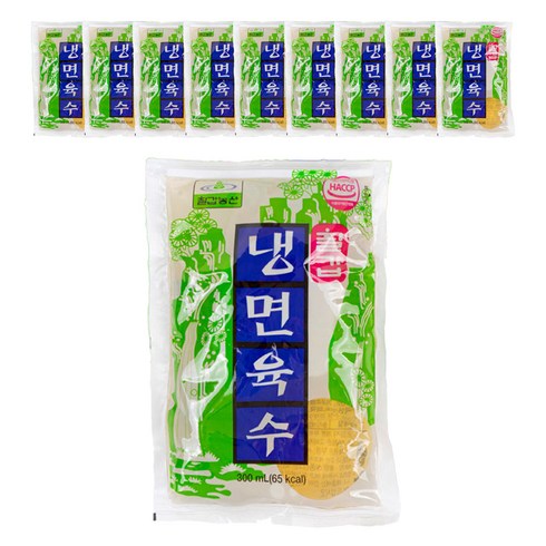 칠갑냉면육수 - 칠갑농산 냉면육수, 10개, 300ml