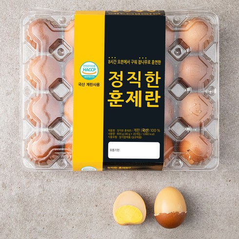 2023년 가성비 최고 구운계란 - 정직한 훈제란 20구, 800g, 1개