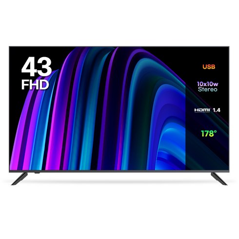 이노스 FHD LED TV 43인치 티비, 109cm(43인치), E4301FC, 스탠드형, 고객직접설치