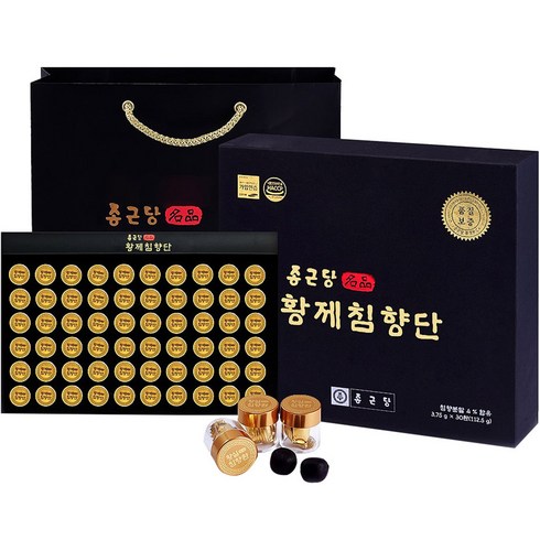 종근당 황제 침향단 + 쇼핑백, 225g, 1개