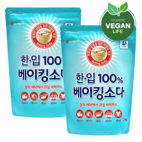 베이킹소다 - 한입 베이킹소다 알파, 2kg, 2개