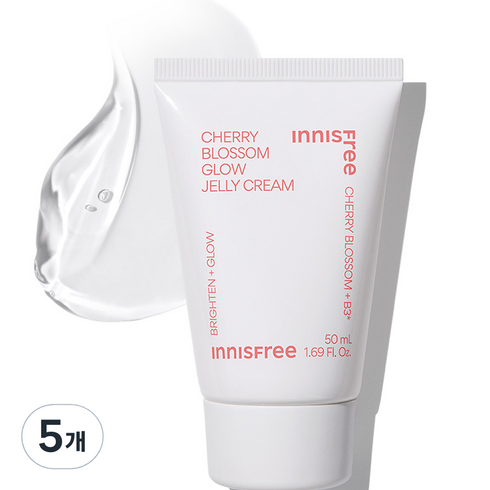이니스프리 New 왕벚꽃 글로우 젤리 크림, 50ml, 5개