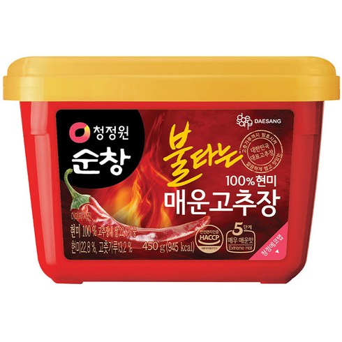 [청정원] 현미 불타는매운고추장, 450g, 1개