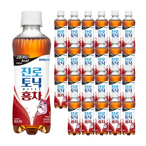 진로 토닉 워터 홍차 제로 칼로리, 300ml, 24개