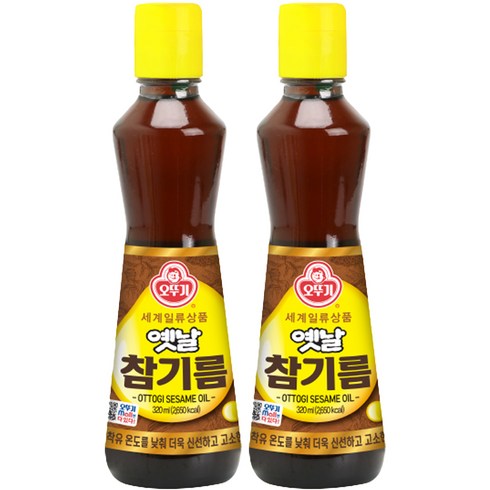 오뚜기 옛날참기름, 320ml, 2개