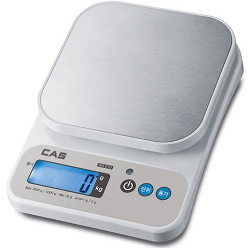 저울 - 카스 디지털 정밀 주방 저울 5kg, WA-21D, 1개