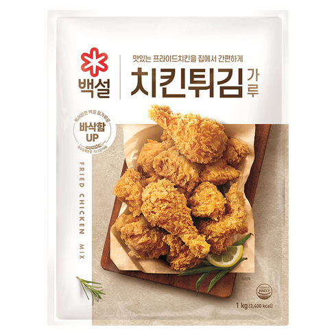 치킨가루 - 백설 치킨튀김가루, 1kg, 1개