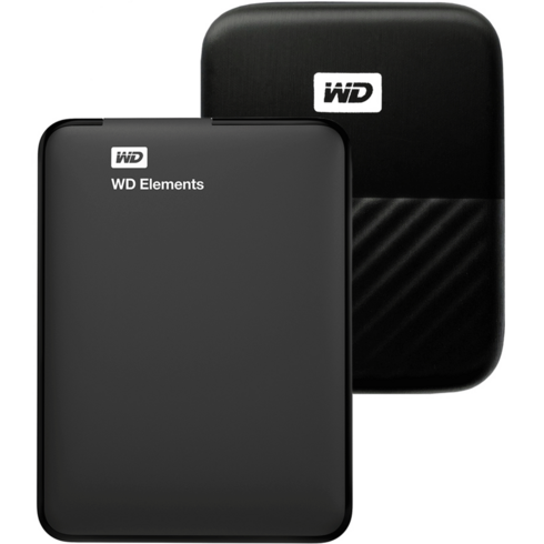 WD Elements Portable 휴대용 외장하드 WDBU6Y0050BBK-WESN + 파우치, 5TB, 블랙
