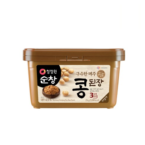 청정원순창 구수한 메주 콩된장, 2kg, 1개