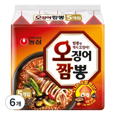 짬뽕라면 - 농심 오징어짬뽕, 30개