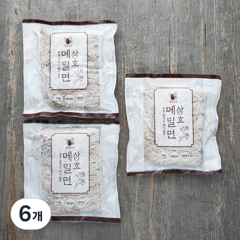 2023년 가성비 최고 메밀면 - 삼호농산 생 메밀면, 1kg, 6개
