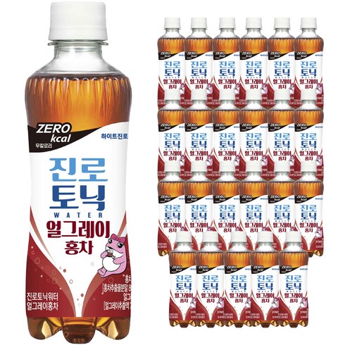 일품진로가격 - 하이트 진로 토닉워터 얼그레이홍차 제로칼로리, 300ml, 24개