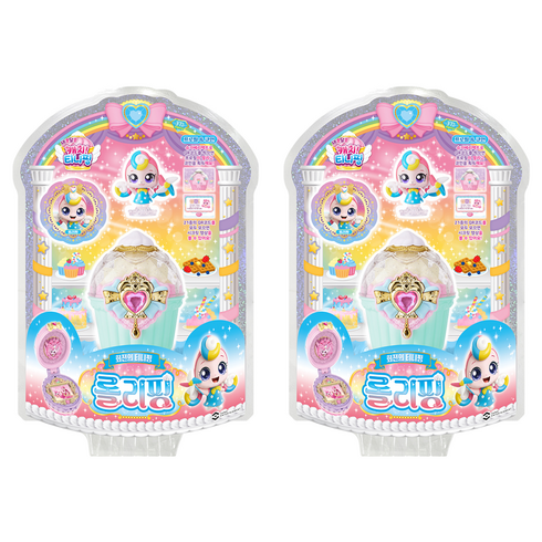 캐치티니핑 새콤달콤 롤리핑 피규어, 2개