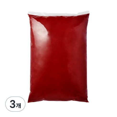 하인즈 파우치 토마토 페이스트, 3.15kg, 3개