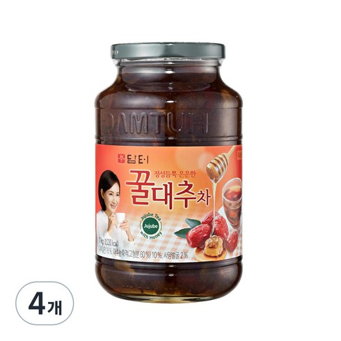 대추차 - 담터 꿀대추차, 1kg, 1개입, 4개