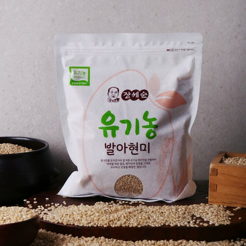 장세순 유기농 발아 찰현미, 1개, 1kg