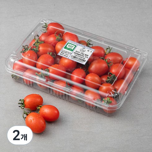 2023년 가성비 최고 방울토마토 - ONLYFARM GAP 인증 전남 담양 대추방울토마토, 1kg, 2개