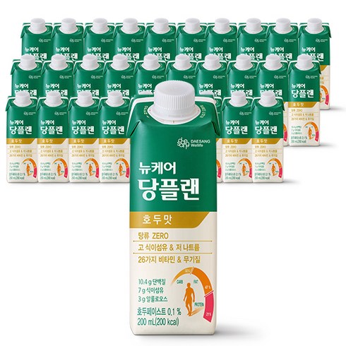당플랜 프로 호두맛 144팩  - 뉴케어 당플랜 호두맛 당뇨환자영양식, 200ml, 30개