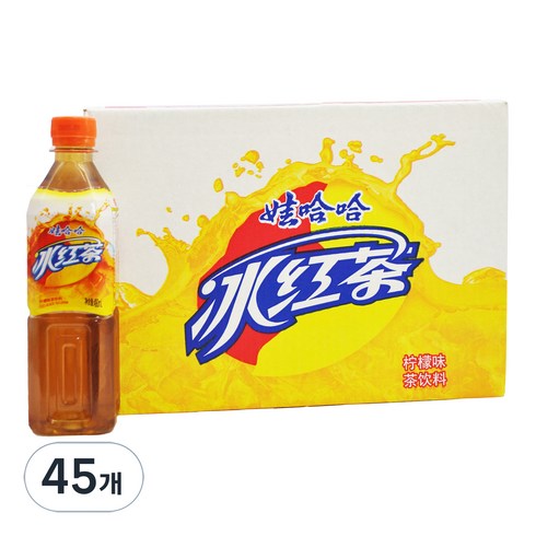 와하하 빙홍차, 490ml, 45개