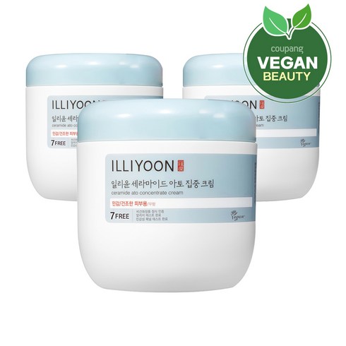 일리윤 세라마이드 아토 집중 크림 무향, 500ml, 3개