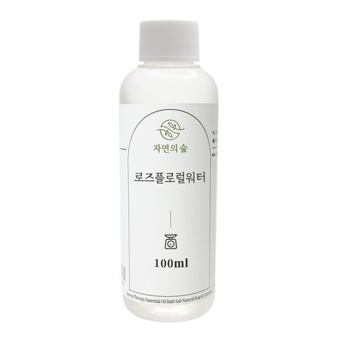 화장품재료 - 자연의숲 로즈플로럴워터 화장품재료 100ml, 1개