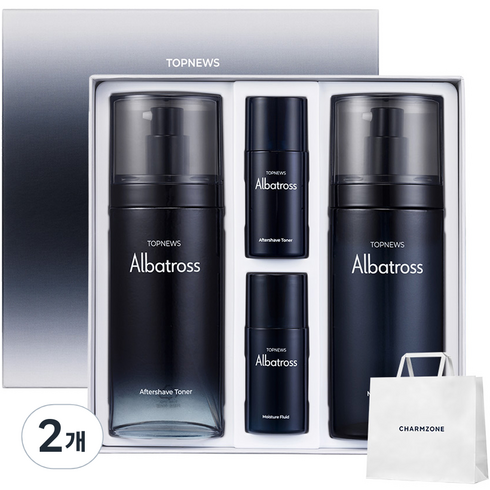 참존 탑뉴스 알바트로스 2종세트 토너 130ml + 25ml + 플루이드 130ml + 25ml, 2개
