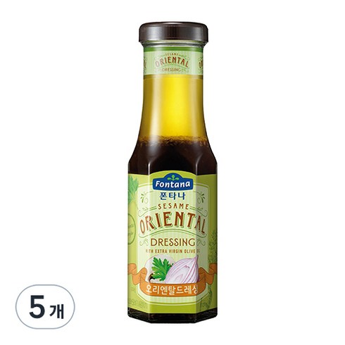 폰타나 오리엔탈 드레싱, 270g, 5개