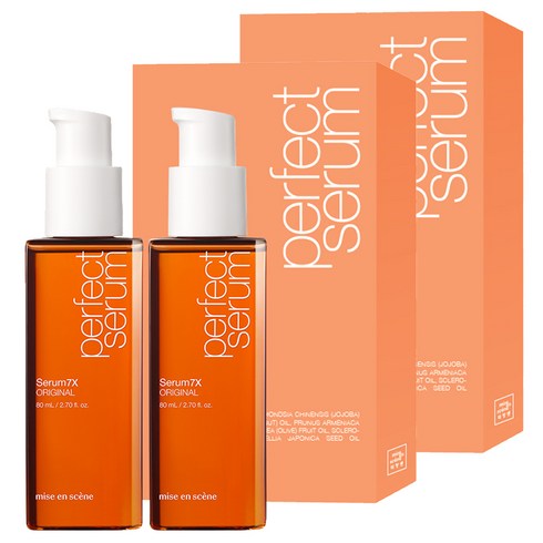 미쟝센 퍼펙트 오리지널 헤어 세럼 7X, 80ml, 4개