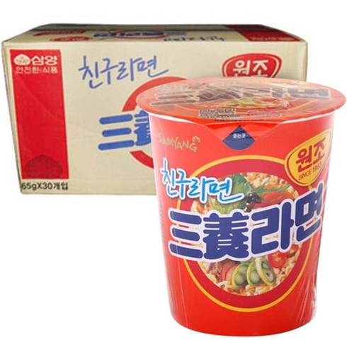 삼양 삼양라면 소컵 65g 30개입 박스 식품 > 가공/즉석식품 면류/라면류 컵라면, 30개”></a>
                </div>
<div class=