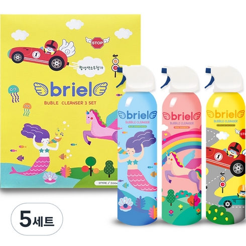 디보트브리엘 아동용 버블클렌저 200ml x 3종 세트 누들형, 5세트