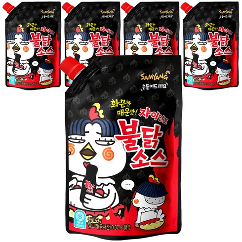 삼양 불닭소스, 2kg, 5개
