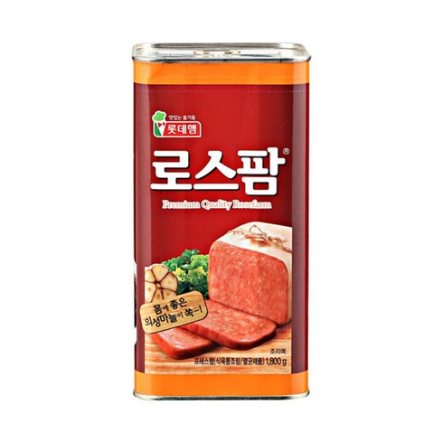 스팸대용량 - 롯데 로스팜, 1개, 1.8kg