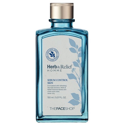 더페이스샵 허브 앤 릴리프 세범 컨트롤 스킨, 150ml, 1개