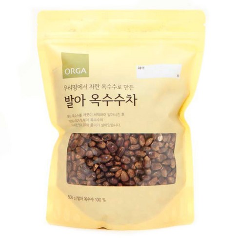 ORGA 발아 옥수수차, 500g, 1개입, 1개