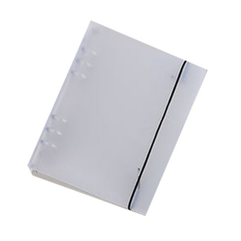 슈퍼식스 심플한 투명 6공 다이어리 커버 A6