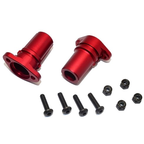 GPM ALUMINIUM STRAIGHT AXLE ADAPTER 1PR SET RC5894, R, 1세트