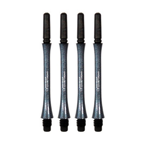 코스모다트 다트 샤프트 핏 카본 슬림 스핀 6, 펄 블랙, 4개