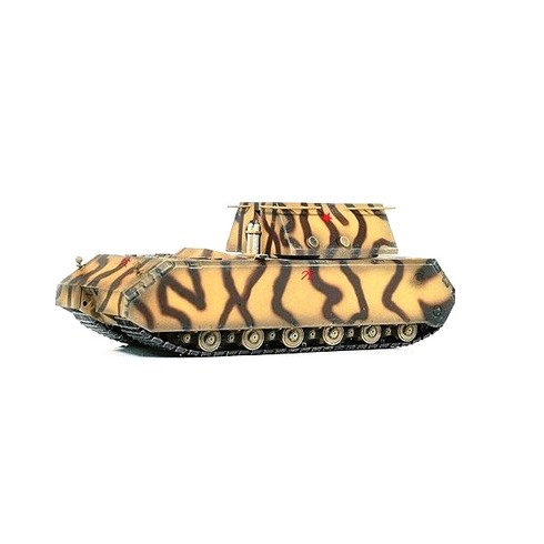 DRAGON 1/72 German super Heavy Tank Maus W/ Mock-up weight Turret 다이캐스트, 혼합 색상, 1개