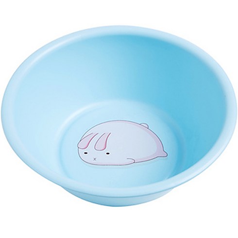 더자카 나른한 애니멀 대야 L, 블루, 1개