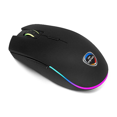 CJ이엔엠 GENESIS 엔투스 RGB 게이밍 마우스 OGN-M60, 혼합 색상
