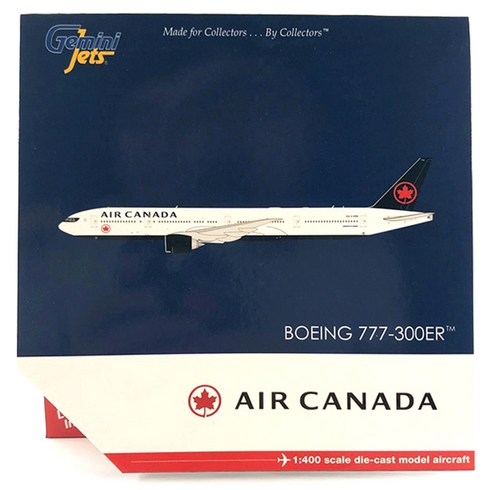 GeminiJets 비행기다이캐스트 1/400 Canada Aviation B777-300ER C-FITU, 혼합 색상