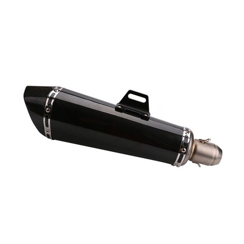 DL 모터사이클 튜닝 부품 혼다 R1 Z800 베넬리 600 호환 카본 대형 육각 51mm 머플러 B형 BK, 1개