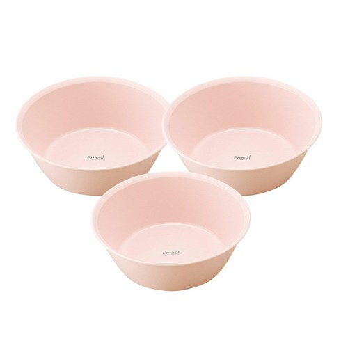 아스벨 5633 세숫대야 26.7cm, 핑크, 3개
