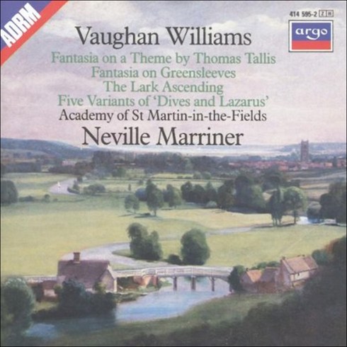 RALPH VAUGHAN WILLIAMS - FANTASIA ON A THEME BY THOMAS TALLIS/MARRINER EU수입반, 1CD