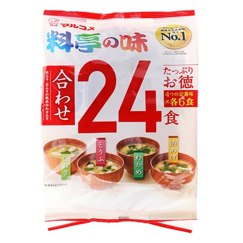 일본미소된장 - 마루코메 료테이노 아지 24식 즉석식품, 432g, 1개