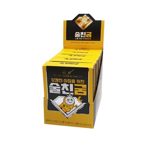 술친굼 상쾌한 아침을 위한 숙취해소제 5p, 20g, 5개