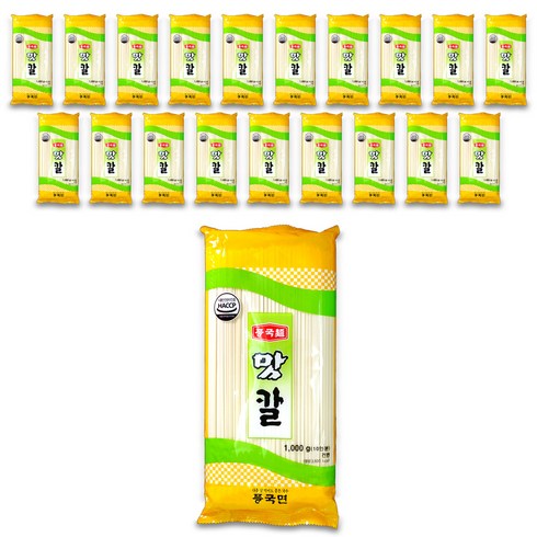 풍국면 맛칼국수, 1kg, 20개
