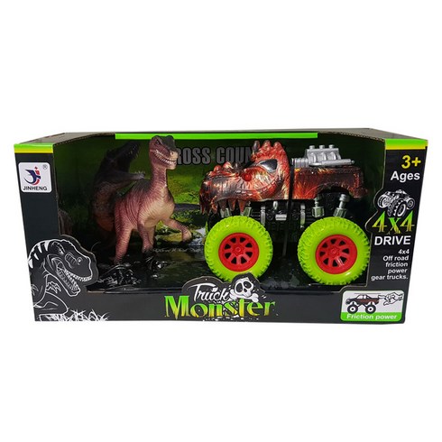 티라노 몬스터트럭 작동완구, 혼합 색상