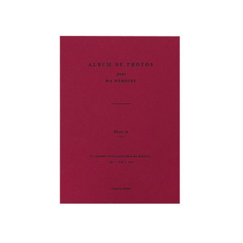 아이코닉 포토인 3X5 포토앨범, BURGUNDY, 50매